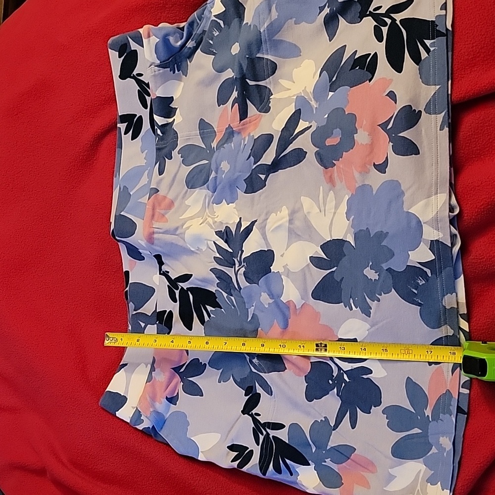 SKORT!  Croft and Barrow floral print skort, 1x, excellent cond!